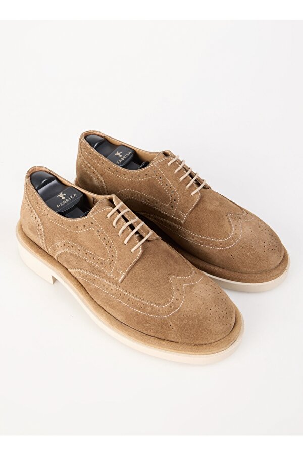 Fabrika Süet Süet Bej Erkek Günlük Ayakkabı VANCE-TORNADO