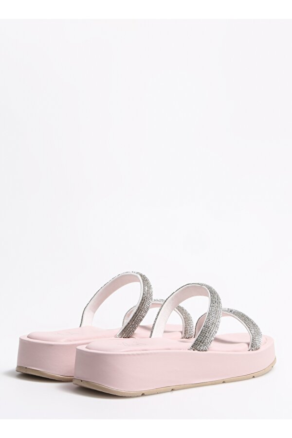 Fabrika Pembe Kadın Terlik CARRON