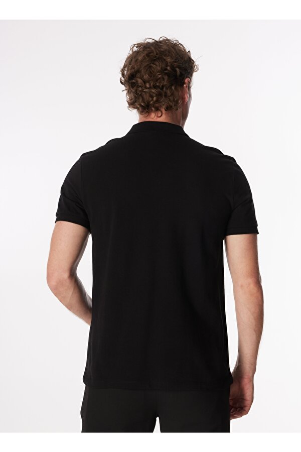 Fabrika Siyah Erkek Basic Polo T-Shirt F4SM-TST 0747