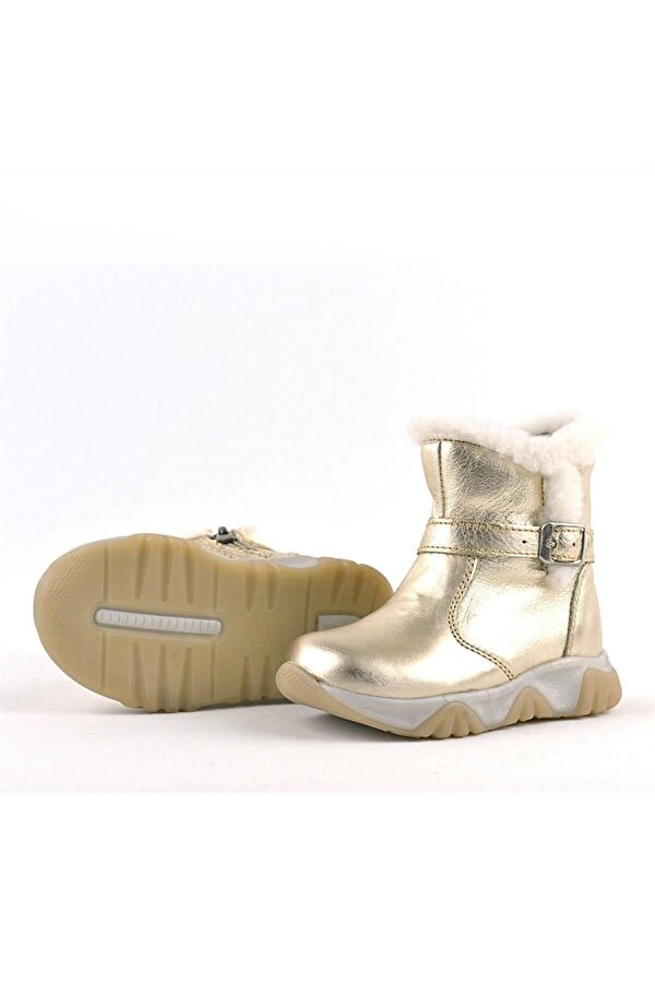 Rakerplus Deriden Parlak Altın Rengi Bebek ve Çocuk Bot