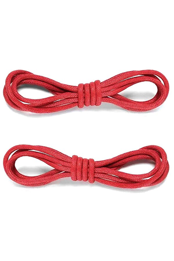 Hapshoe 50 Cm Kırmızı Mumlu Klasik Ayakkabı Bağcığı