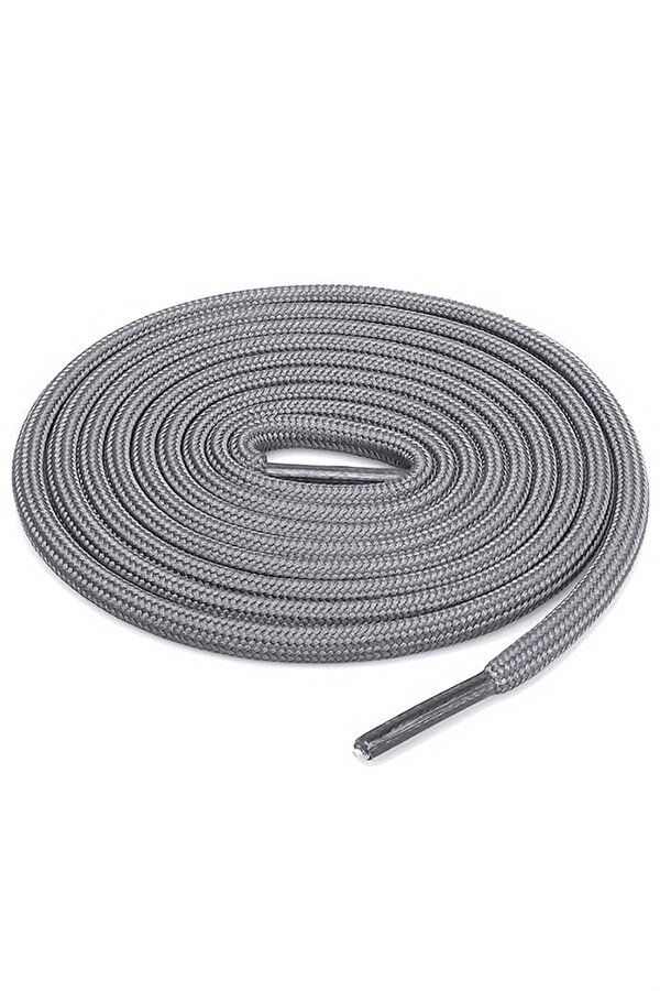 Hapshoe Gri 5 MM Yuvarlak Bot Bağcığı