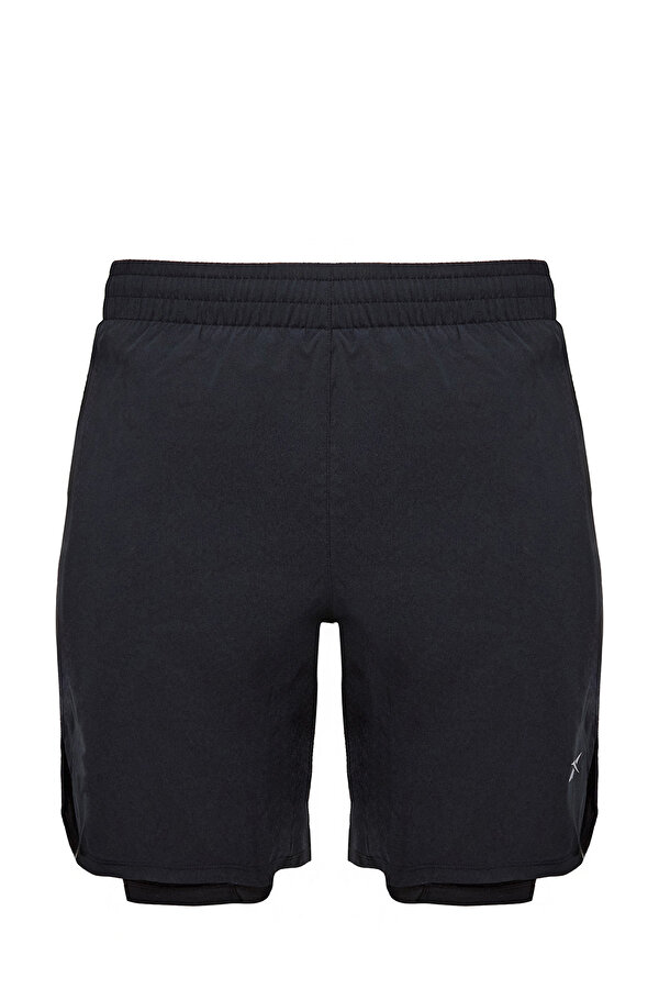 REEBOK Clothing Reebok Running 2-1 Short Черный