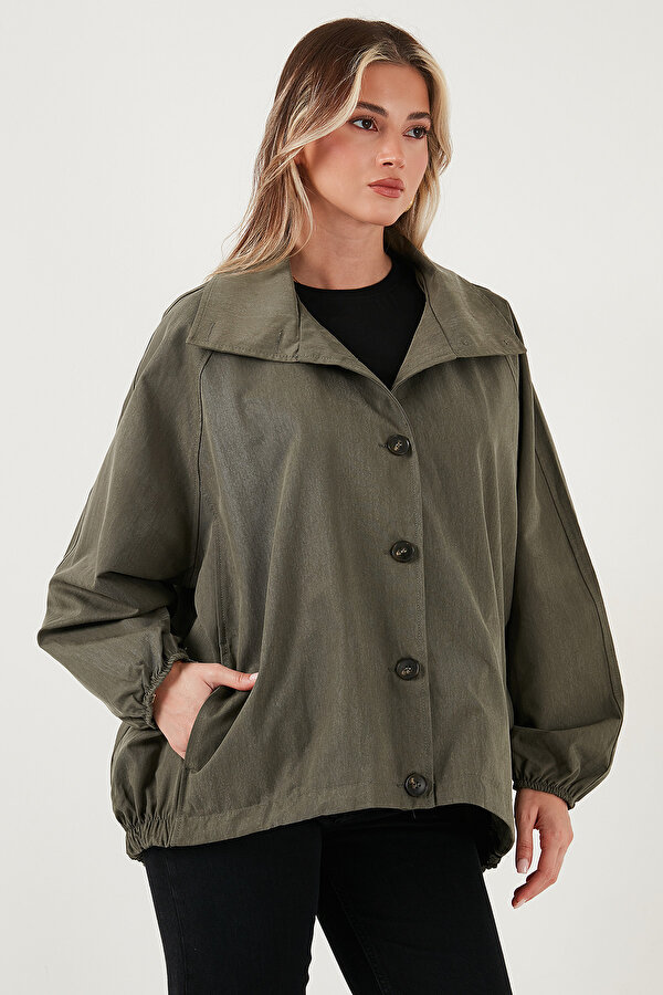 Lela Bayan Trençkot 6839627 HAKİ