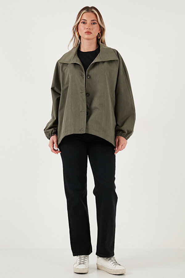 Lela Bayan Trençkot 6839627 HAKİ