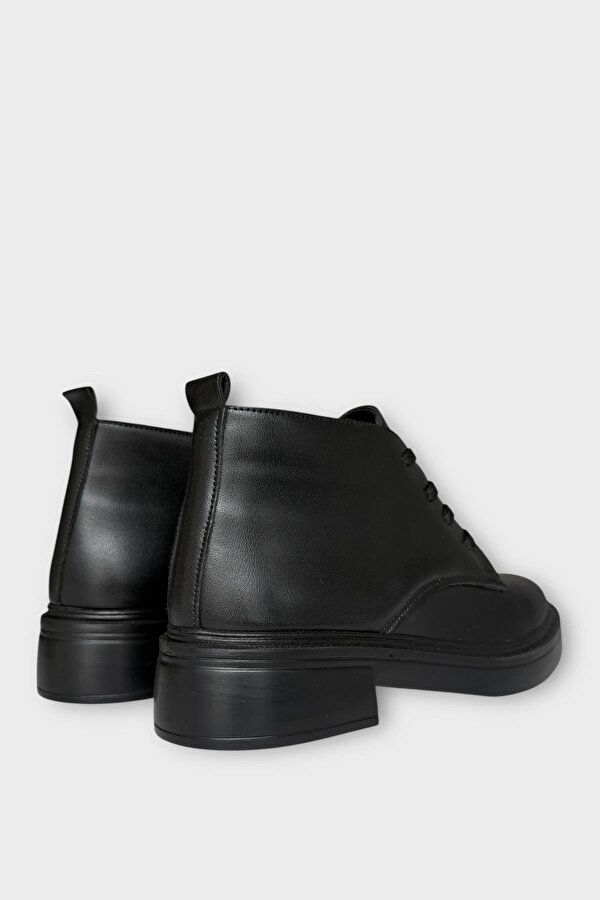 Liger Kauçuk Yüksek Taban Kadın Bot SİYAH