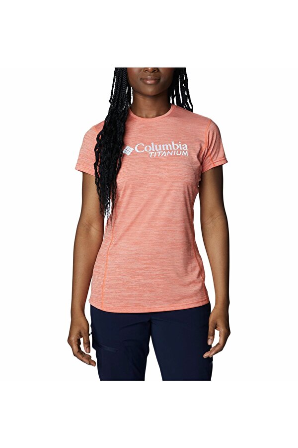 Columbia W Titan Pass Graphic Kadın Kısa Kollu Tişört