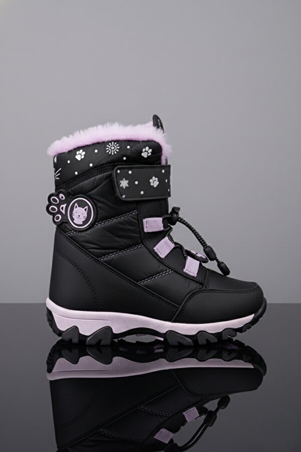 Muggo RAGYER İçi Kürklü Bağcıklı ve Cırtlı Kız Çocuk Bot