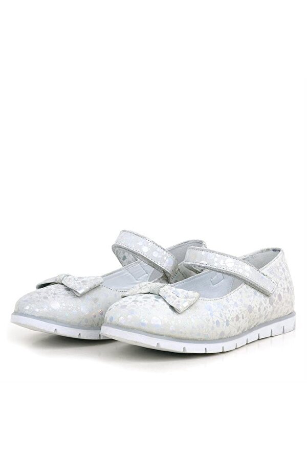 Rakerplus Hakiki Deri Desenli Cırtlı Kız Çocuk Babet