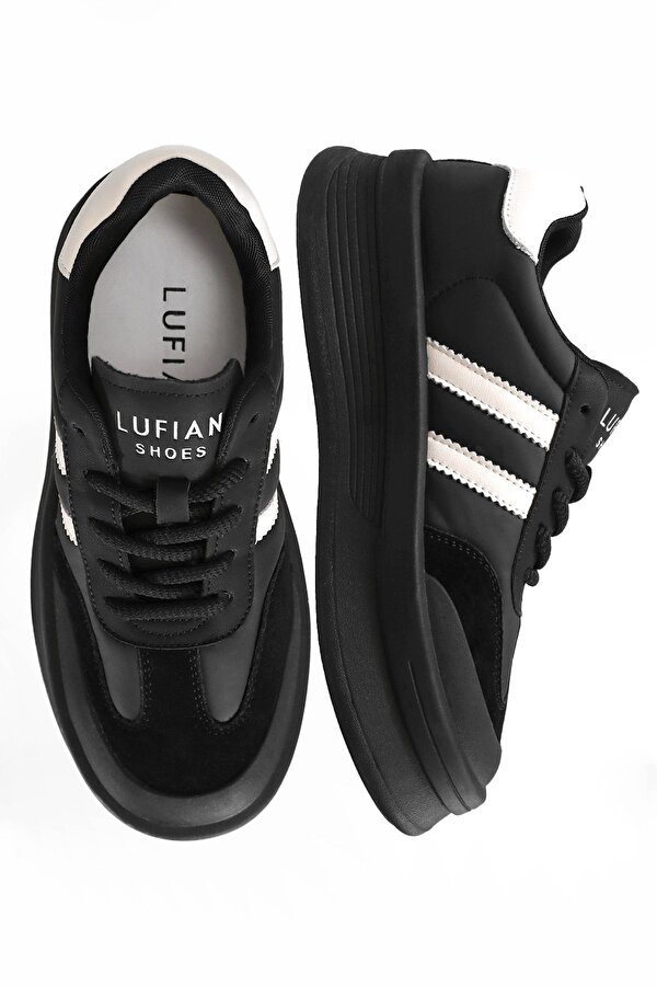 Lufian 121230019 Christina 25K Kadın Hakiki Deri Klasik Sneaker Siyah
