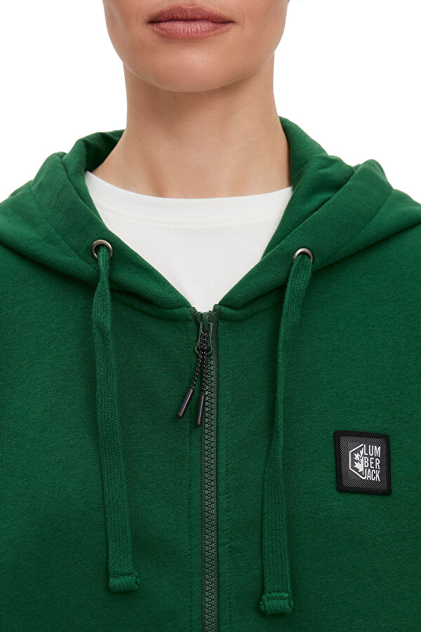 LUMBERJACK Clothing Lumberjack Sabine Hoodie Box Logo Зеленый 008