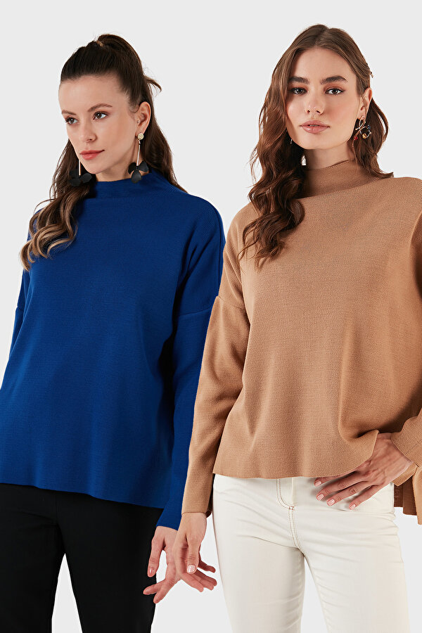 Bayan Kazak 4615002S2 Mürekkep-Camel