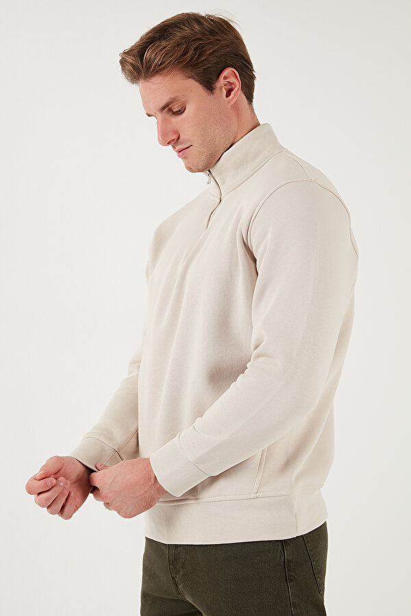 Buratti Erkek Sweat 59052592S2 KOYU GRİ-KUM