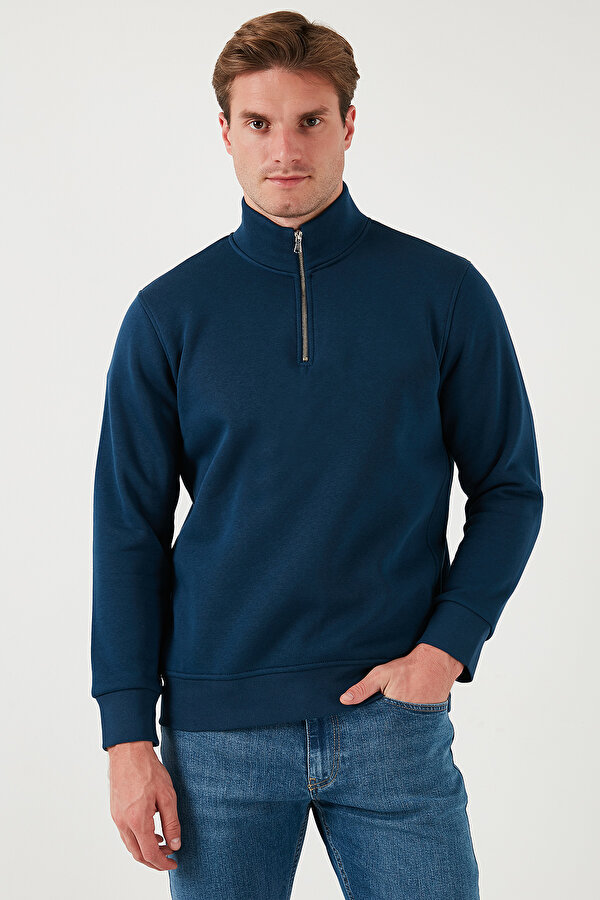 Buratti Erkek Sweat 59052592S2 Açık Haki-İndigo