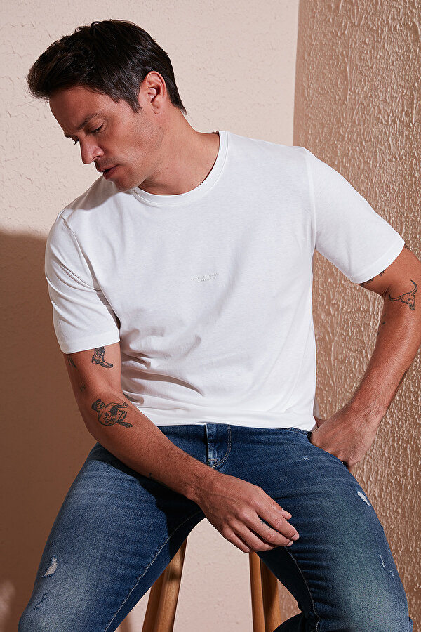 Erkek T Shirt 59020203 EKRU