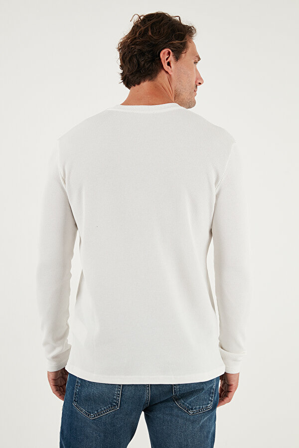 Buratti Erkek Sweat 5905073S3 Antrasit-Açık Haki-Ekru