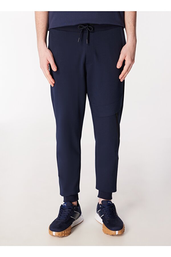 Jeep Lastikli Bel Classic Fit Lacivert Erkek Eşofman Altı E-WEEPY