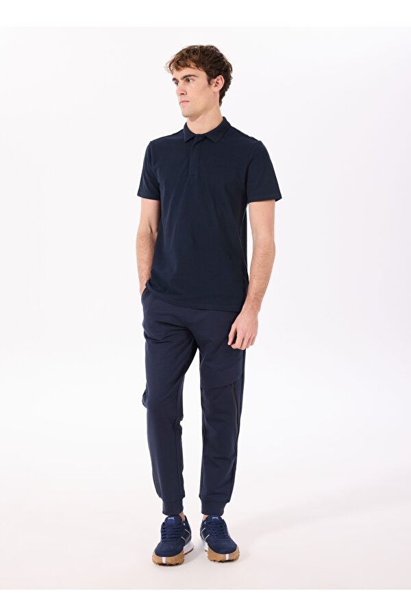 Jeep Lastikli Bel Classic Fit Lacivert Erkek Eşofman Altı E-WEEPY