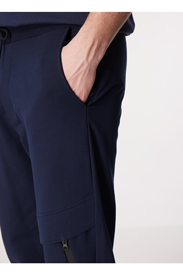 Jeep Lastikli Bel Classic Fit Lacivert Erkek Eşofman Altı E-WEEPY