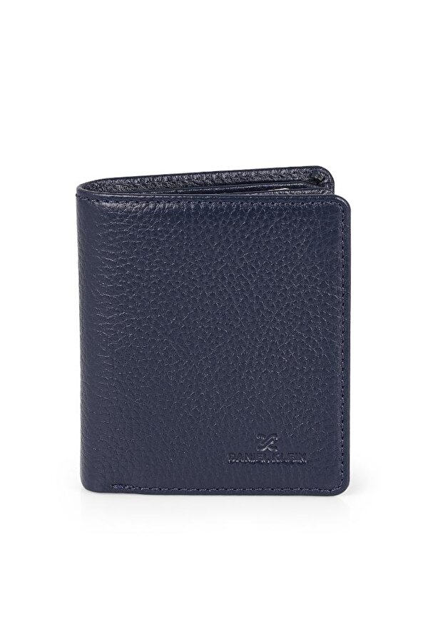 Daniel Klein DKL0706-2 Gerçek Deriden Üretilme Lacivert Erkek Cüzdan&Kartlık