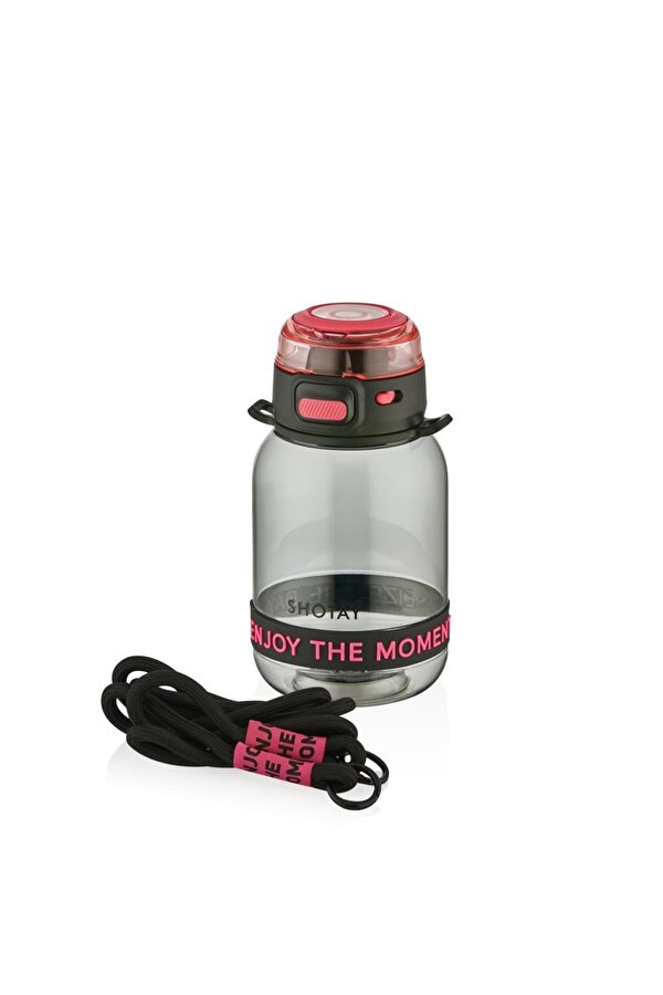 Shotay Lock Çocuk Su Matarası Tritan Siyah 700Ml