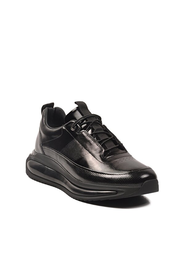 Marcomen Siyah Rugan Hakiki Deri Anatomik Erkek Sneaker 152-22053 M
