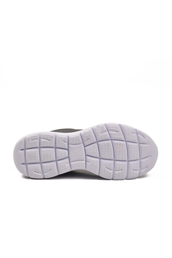 Walkway Siyah Beyaz Bilekten Lastikli Erkek Spor Ayakkabı Flexible Pu M