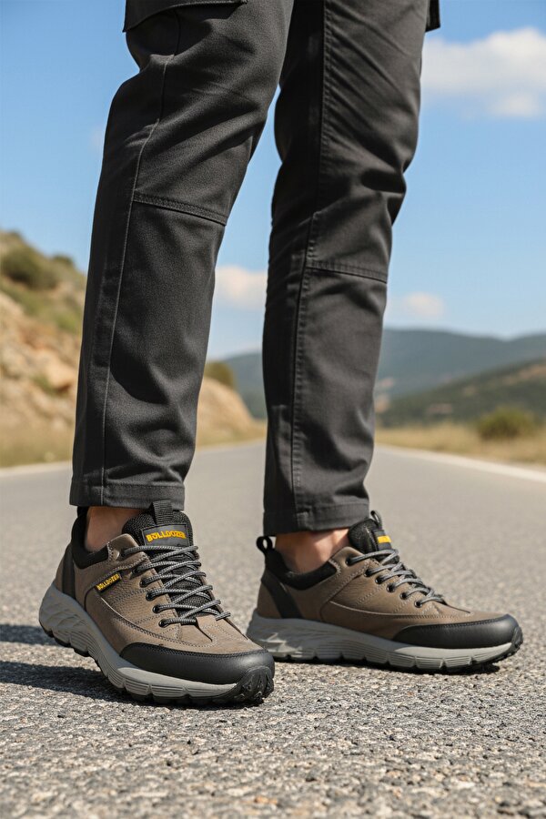 BULLDOZER Gri Nubuk Hakiki Deri Erkek Outdoor Ayakkabı 250069 M