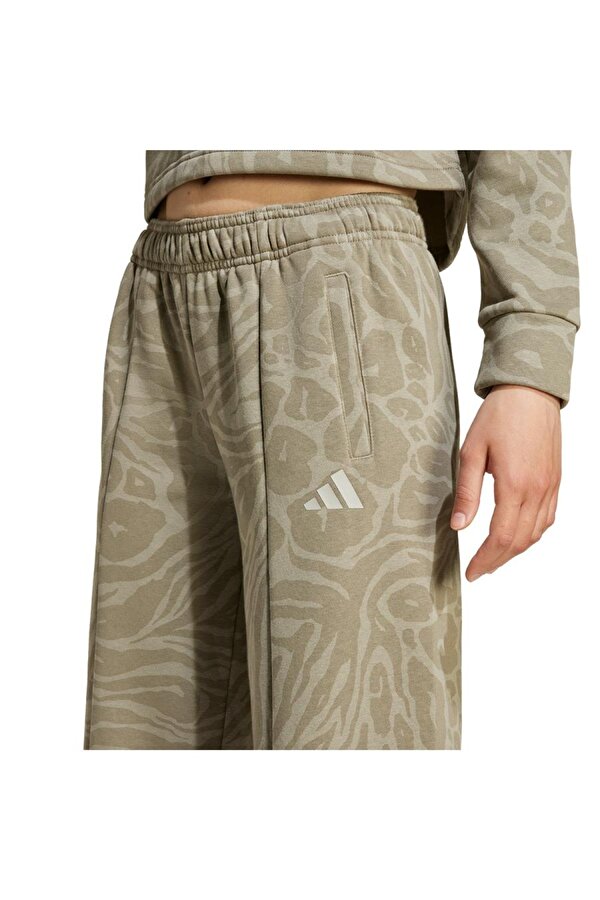 adidas Çocuk Yeşil  Eşofman Altı JG FI WIDE PT JW7545