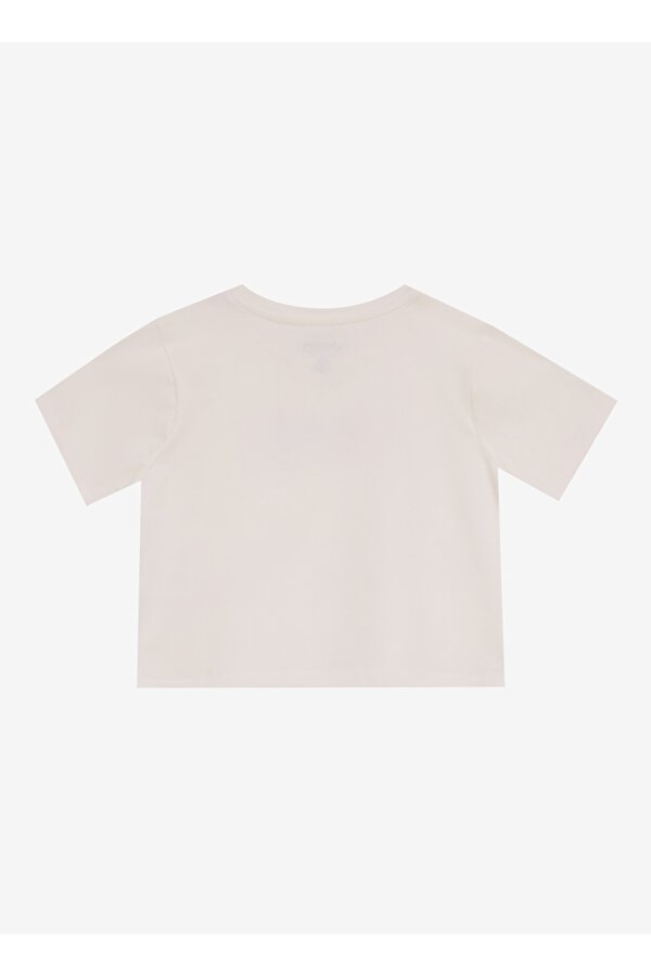 Jeep Ekru Kız Çocuk Baskılı T-Shirt J5SG-TST7500