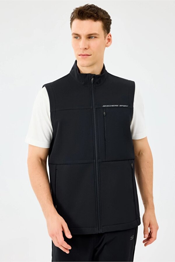 Skechers M Fitted Turtle Neck Softshell Vest S2520220 Erkek Yelek