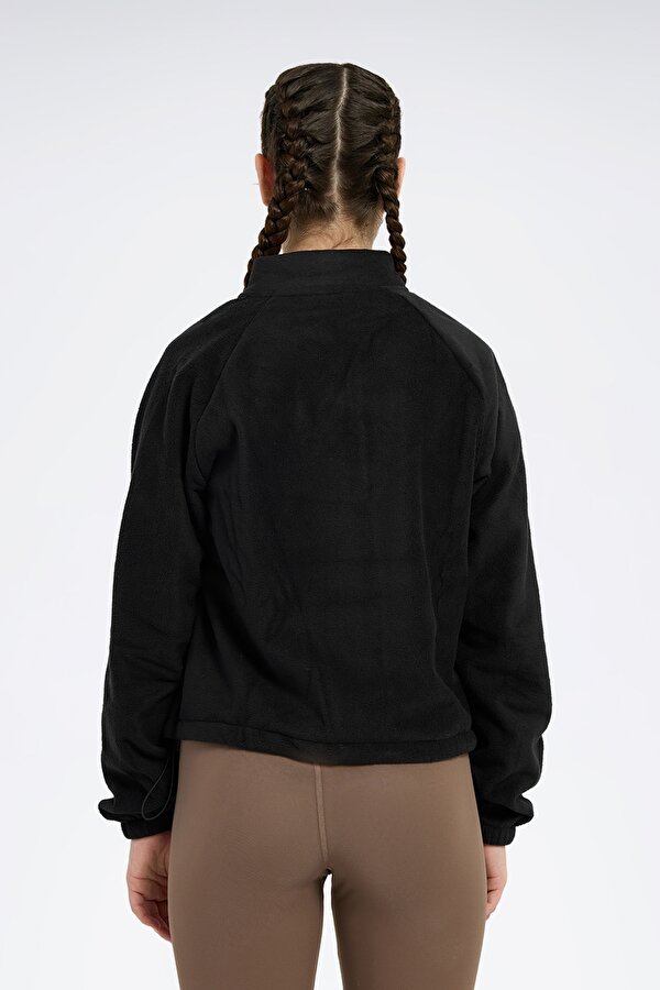 Reebok MYLA CROP 1/4 ZIP Siyah Kadın Ceket