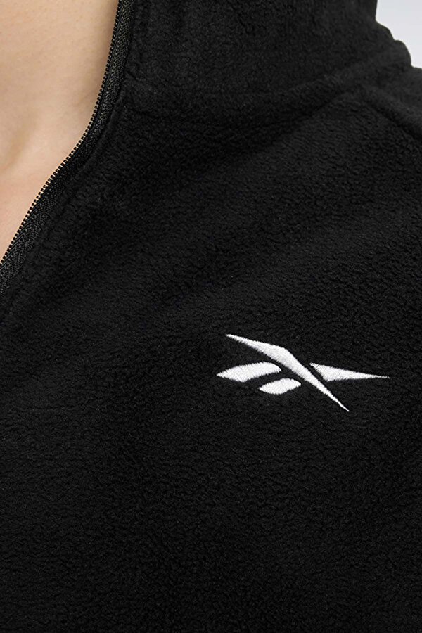 Reebok MYLA CROP 1/4 ZIP Siyah Kadın Ceket