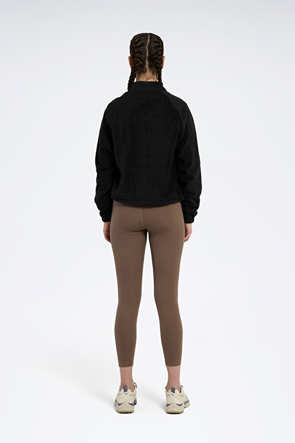 Reebok MYLA CROP 1/4 ZIP Siyah Kadın Ceket