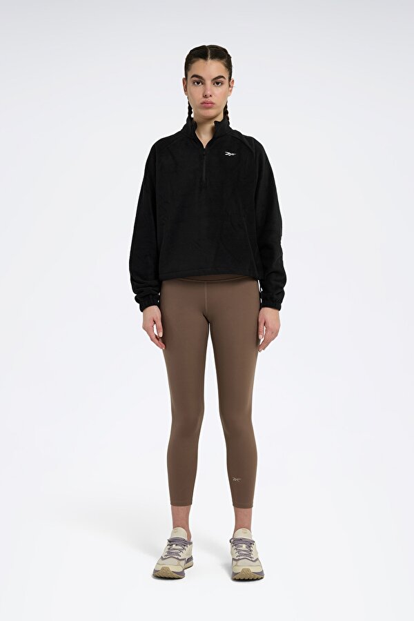 Reebok MYLA CROP 1/4 ZIP Siyah Kadın Ceket