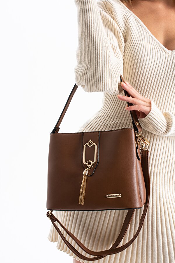 Sanmoris Sn 1438 Kadın Omuz Çantası El Çantası Kol Çantası Günlük TABA