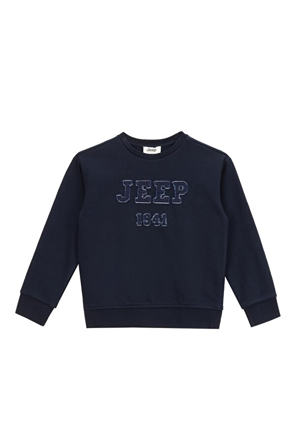 Jeep Baskılı Erkek Çocuk Lacivert Sweatshırt J5WB-SWT7714