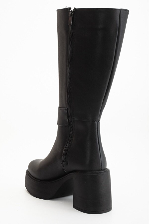 VENTES Kadın Aksesuarlı Kalın Taban & Topuklu Çizme 914311-z