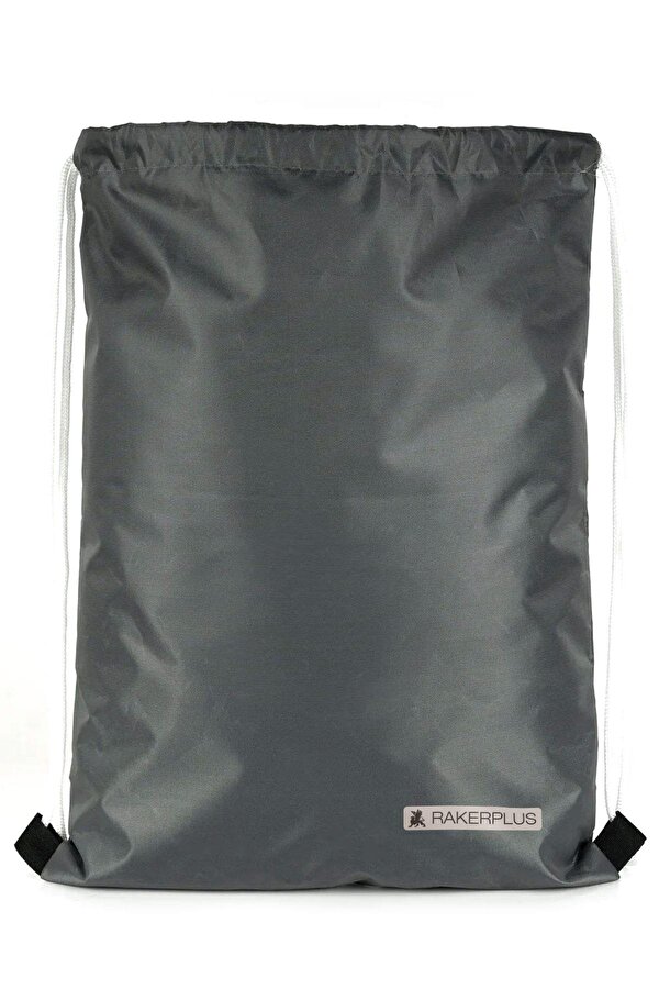 Rakerplus Antrasit 32x45 cm Su Geçirmez Büzgülü Krampon ve Spor Çantası