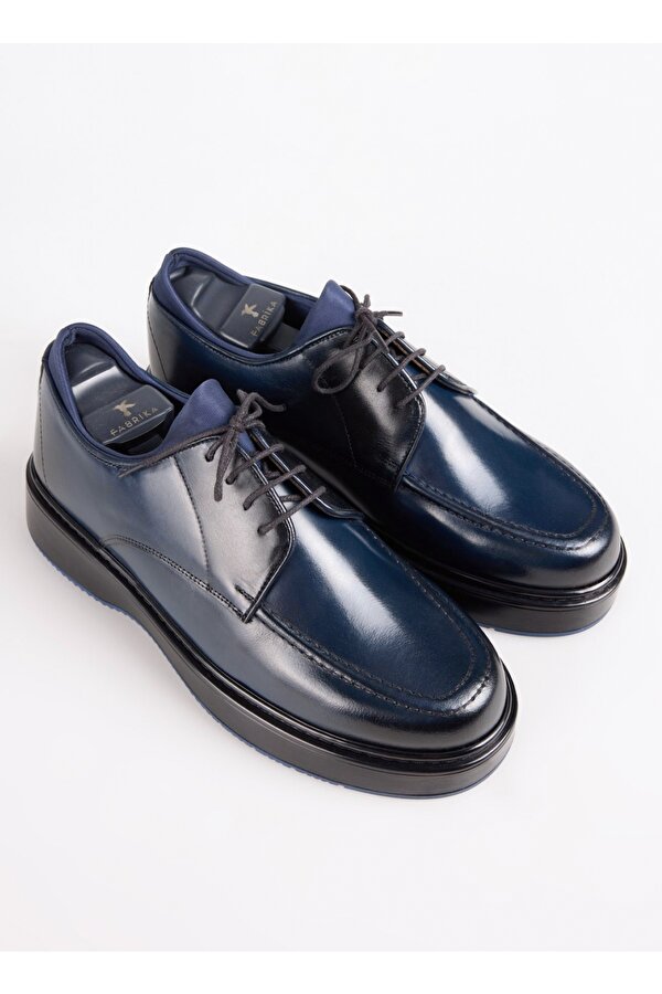 Fabrika Lacivert Erkek Klasik Ayakkabı SOREN-NICO