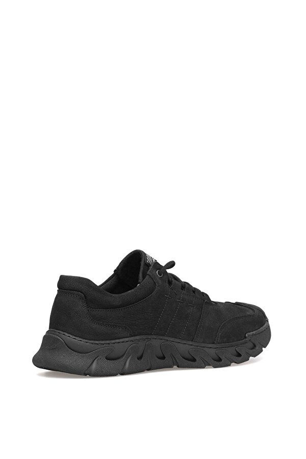 Ayakkabı Fuarı Elit MZV295N Erkek Hakiki Deri Casual Ayakkabı Siyah