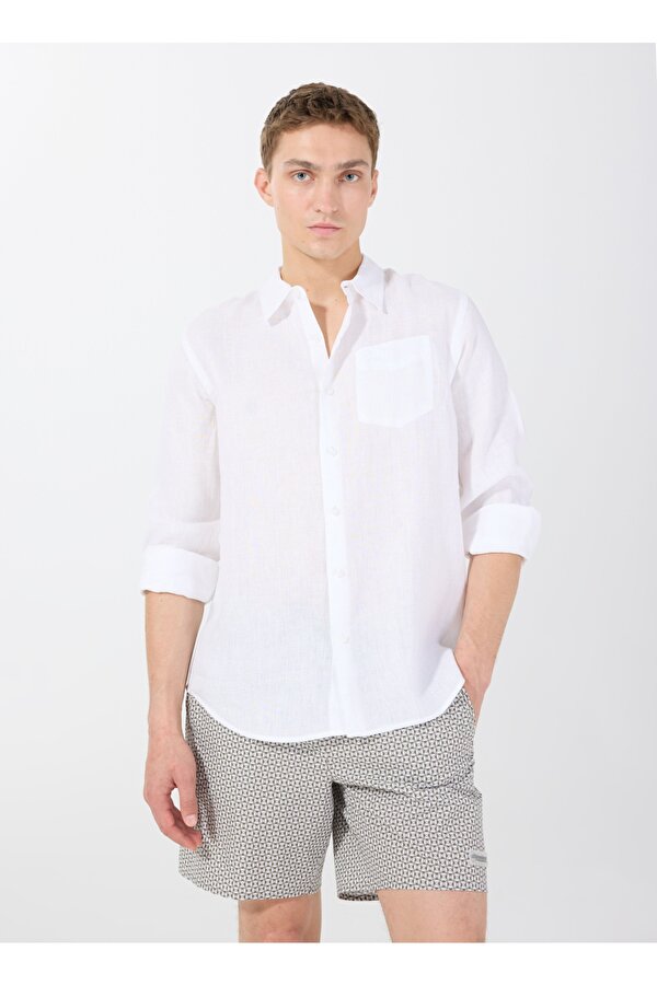 Discovery Expedition D5SM-MY 3401 Haki Baskılı Erkek Şort Mayo