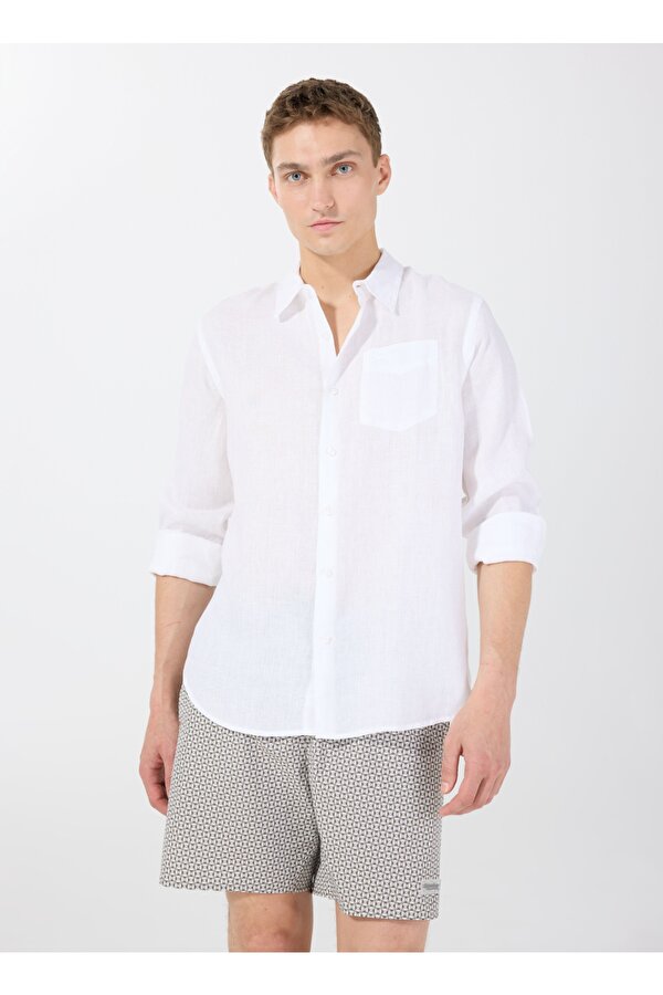 Discovery Expedition D5SM-MY 3401 Haki Baskılı Erkek Şort Mayo