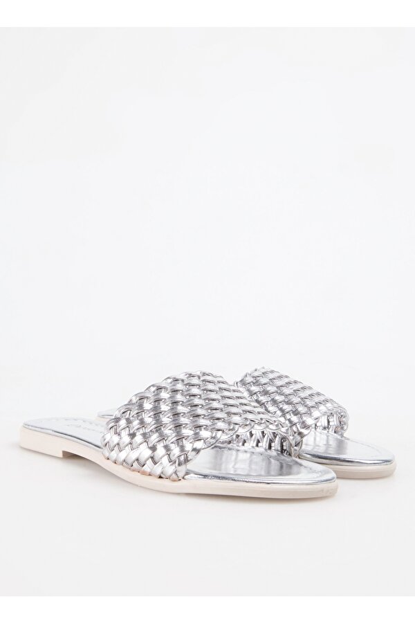 F by Fabrika Gümüş Kadın Terlik NENSI