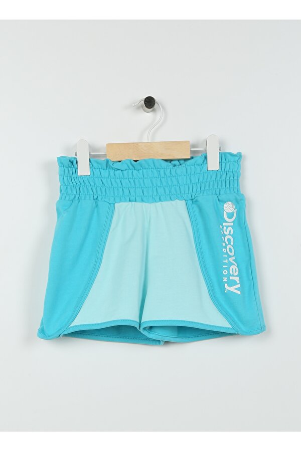 Discovery Expedition Lastikli Bel Standart Mint Kız Çocuk Şort ELON GIRL