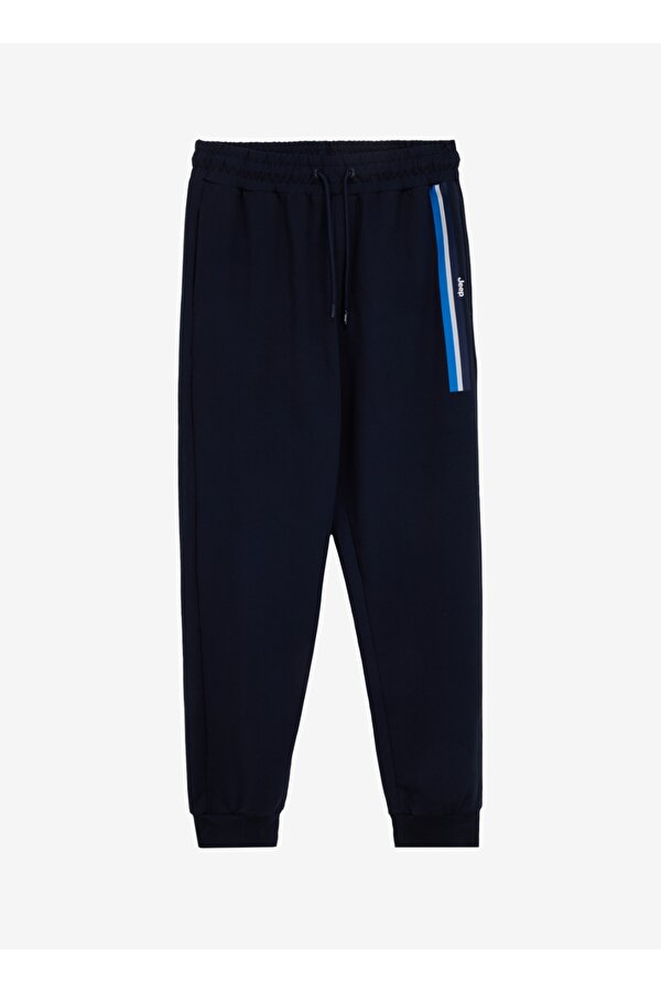 Jeep Lastikli Bel Basic Lacivert Erkek Eşofman Altı J5SM-EA7300