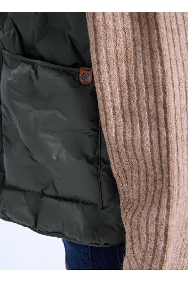 Jeep Haki Kadın Şişme Yelek J5WL-YLK7015