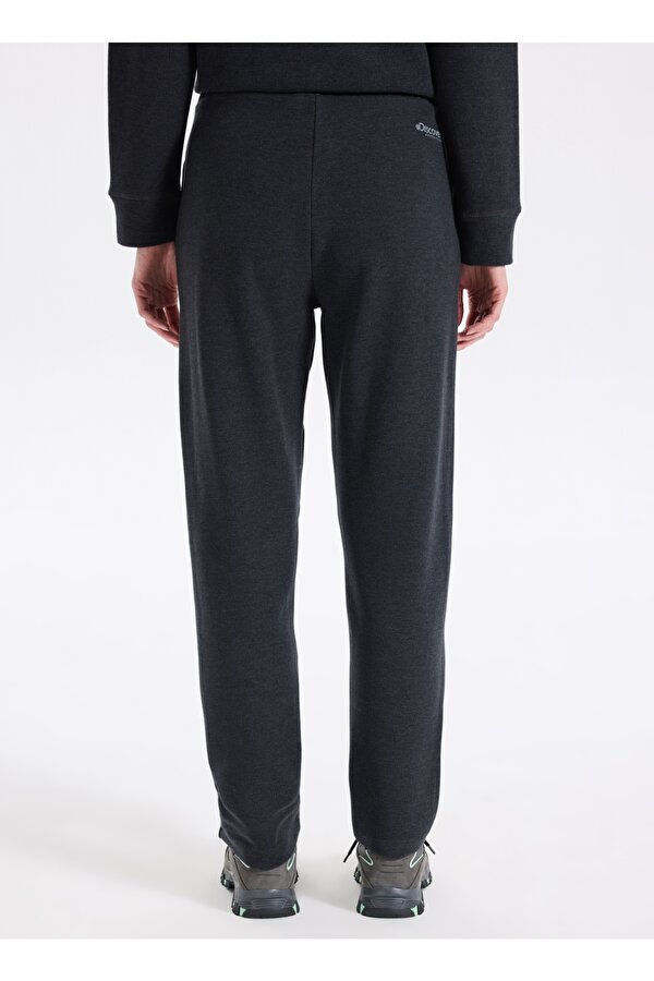 Discovery Expedition D5WL-EA3597 Antrasit Melanj Relaxed Düz Kadın Eşofman Altı