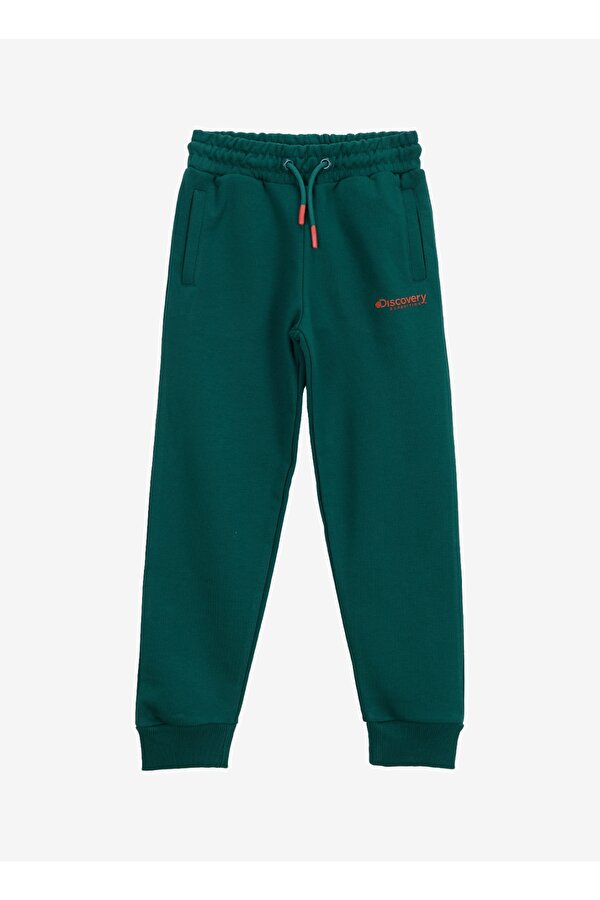 Discovery Expedition Lastikli Paça Koyu Yeşil Erkek Çocuk Eşofman Altı D5WB-EA3052