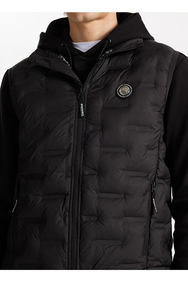 Discovery Expedition D5WM-YLK3307 Siyah Relaxed Kapitone Erkek Yelek